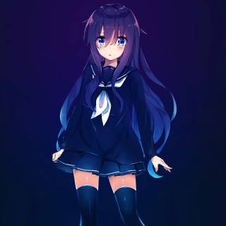 4k PC girl cartoon wallpaper