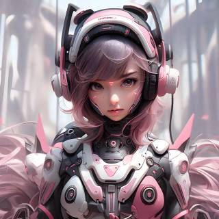 4k PC girl cartoon wallpaper