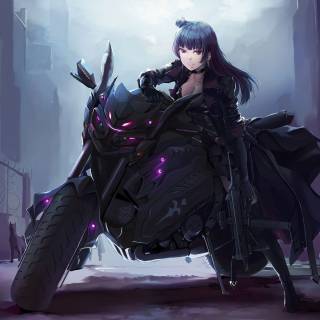 4k PC girl cartoon wallpaper