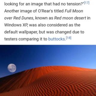 Full moon over red dunes wallpaper
