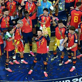 Spain celebration World Cup wallpaper
