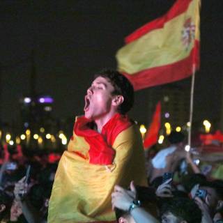 Spain celebration World Cup wallpaper