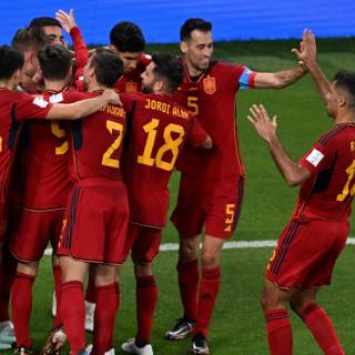 Spain celebration World Cup wallpaper