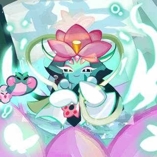 Lotus Dragon Cookie wallpaper