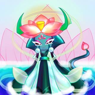 Lotus Dragon Cookie wallpaper