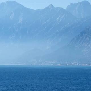 Beautiful misty view wallpaper