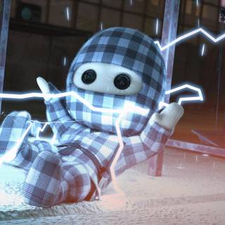 Checkered Ninja wallpaper
