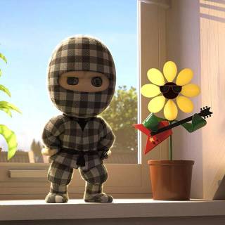 Checkered Ninja wallpaper