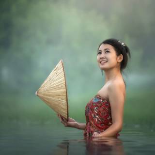 Chinese beautiful woman wallpaper