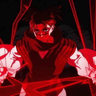 Choso red aesthetic wallpaper
