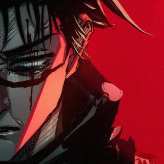 Choso red aesthetic wallpaper