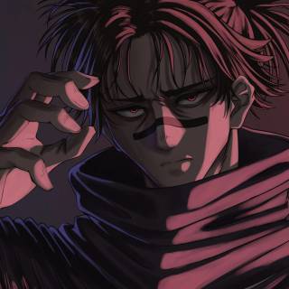 Choso red aesthetic wallpaper