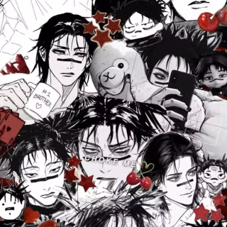 Choso red aesthetic wallpaper