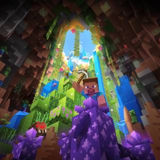 Minecraft chill wallpaper