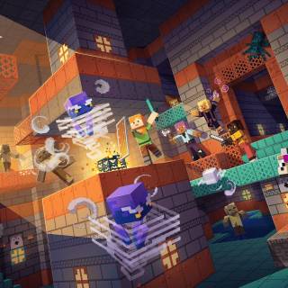 Minecraft chill wallpaper