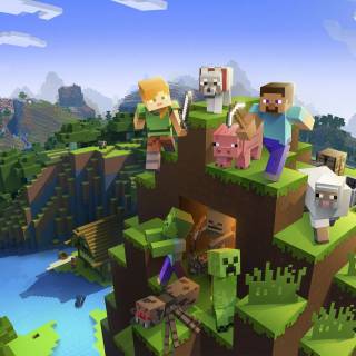 Minecraft chill wallpaper