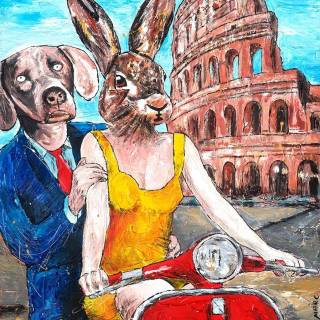 All roads lead to Rome wallpaper