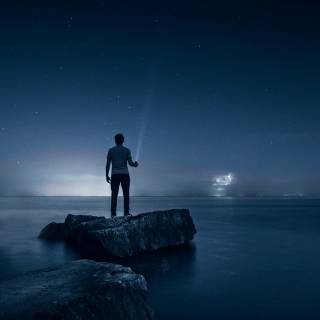 Dark loner 4k wallpaper