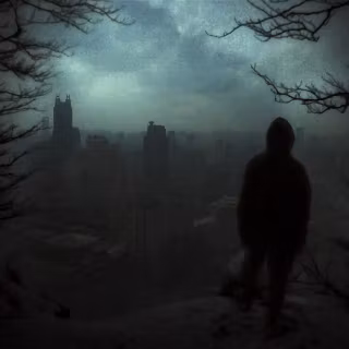 Dark loner 4k wallpaper