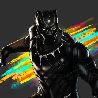 4k Black Panther PC wallpaper