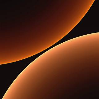 Gradient orange 4k wallpaper