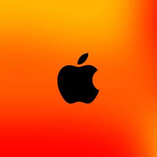 Gradient orange 4k wallpaper