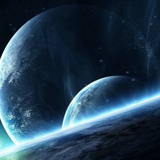 Space 4k landscape wallpaper