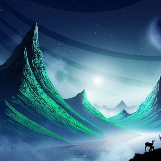 Space 4k landscape wallpaper