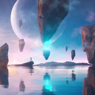Space 4k landscape wallpaper