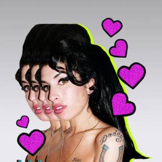 Amy Winehouse phone wallpaper