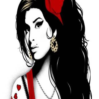 Amy Winehouse phone wallpaper