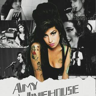 Amy Winehouse phone wallpaper