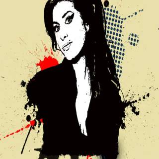 Amy Winehouse phone wallpaper