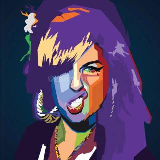 Amy Winehouse phone wallpaper