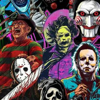 Horror movies phone wallpaper