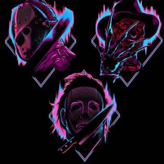 Horror movies phone wallpaper