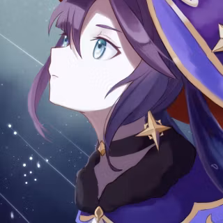 Mona Genshin Impact phone wallpaper