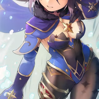 Mona Genshin Impact phone wallpaper