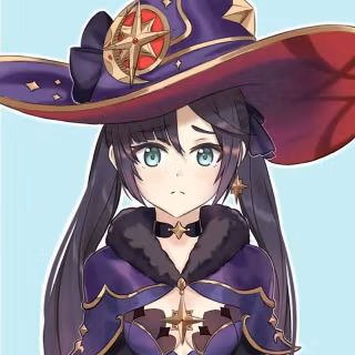 Mona Genshin Impact phone wallpaper