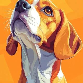 Beagle phone wallpaper