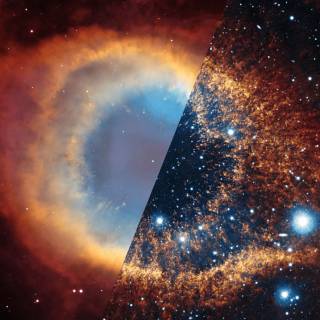Helix Nebula 4k wallpaper