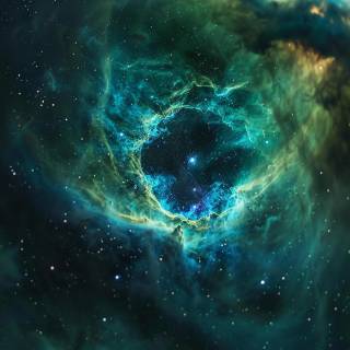 Helix Nebula 4k wallpaper