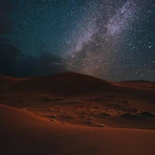 Desert night 4k wallpaper