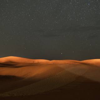 Desert night 4k wallpaper