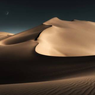 Desert night 4k wallpaper