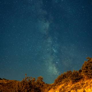 Desert night 4k wallpaper