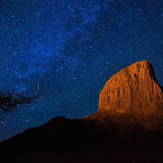 Desert night 4k wallpaper