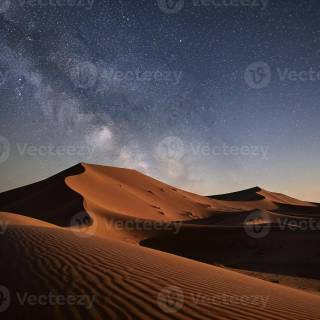 Desert night 4k wallpaper