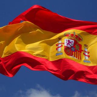 Spanish flag 4k wallpaper