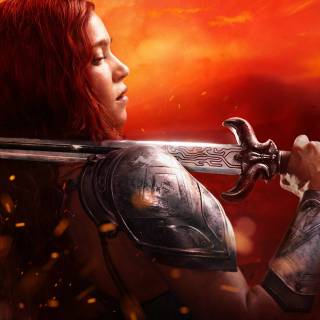 Red Sonja 4k wallpaper